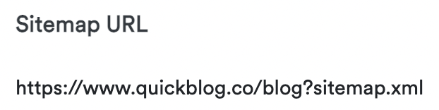 Quickblog | Sitemap